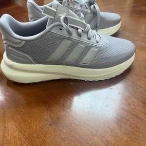 Adidas Light Gray Cloudfoam Sneakers